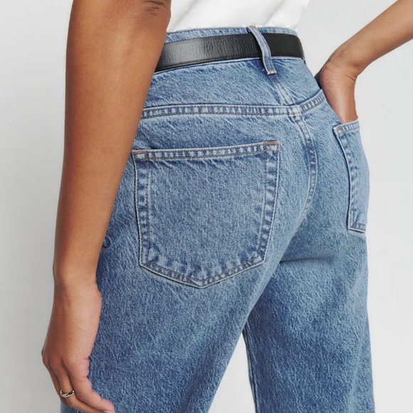 90s Mid Rise Straight Jeans from Reformation Sz 29 - Picture 5 of 7
